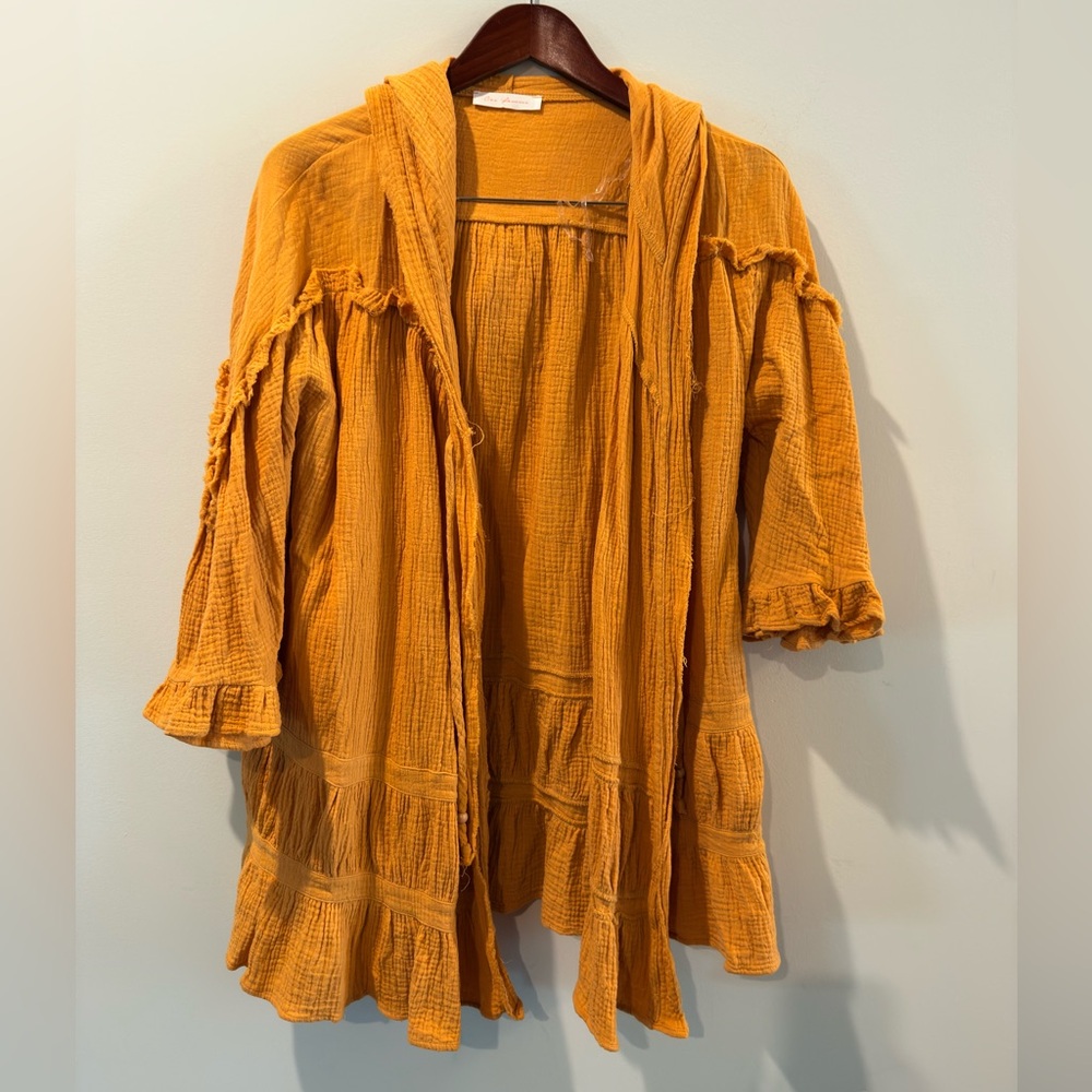Ces Femme Golden Swim Cover-Up Size S